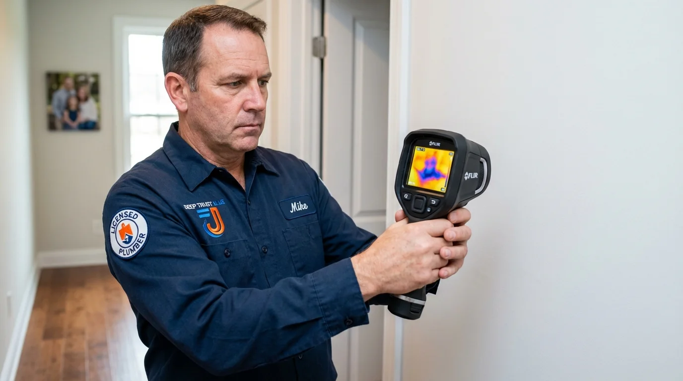 Thermal imaging leak detection by Johns Plumbing LLC in Elverta
